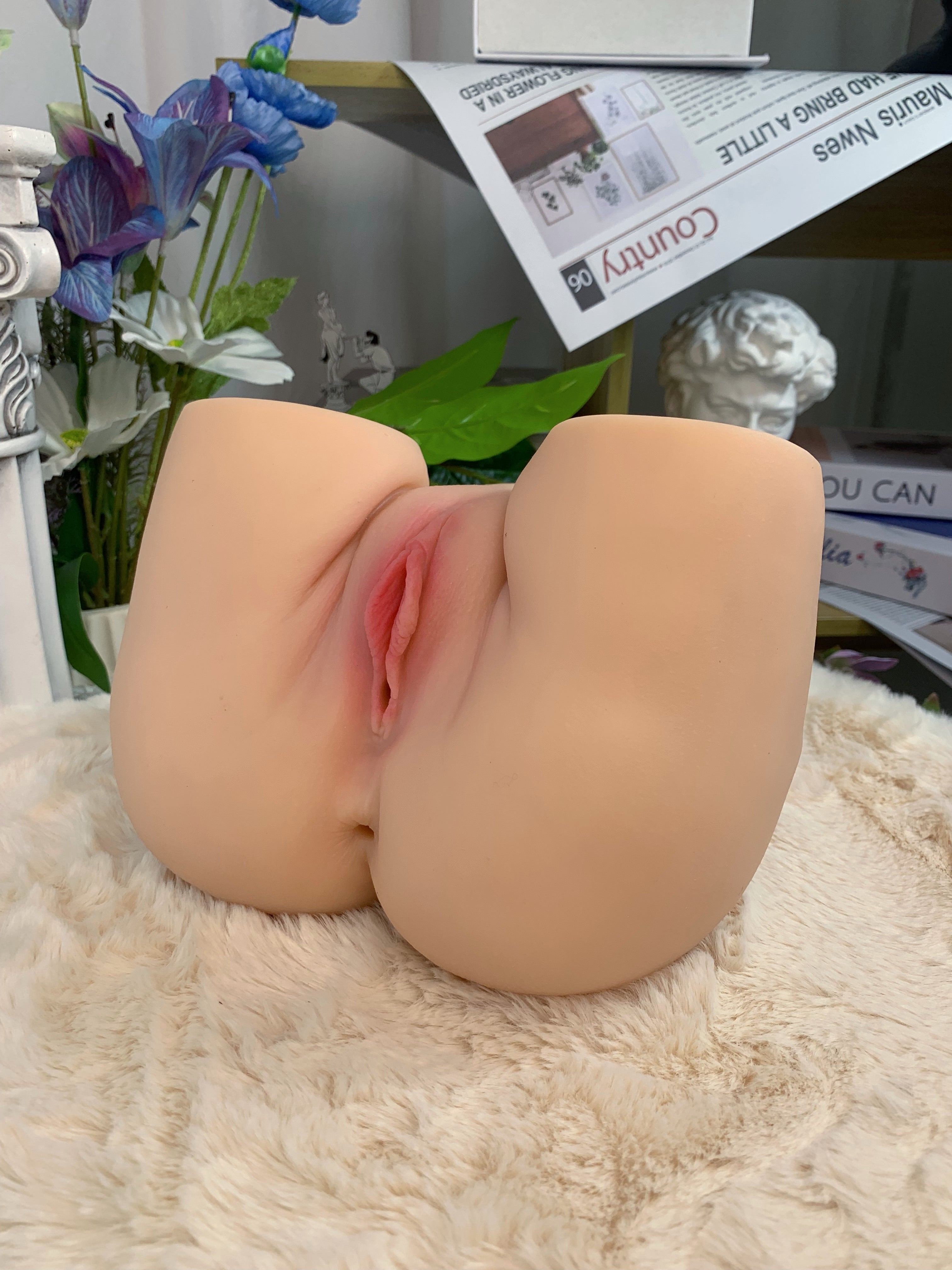 Free Shipping丨Electric 2-in-1 TPE Female Torso for Men – Vibration, Moaning, and Shaking Butt for Lifelike Pleasure
