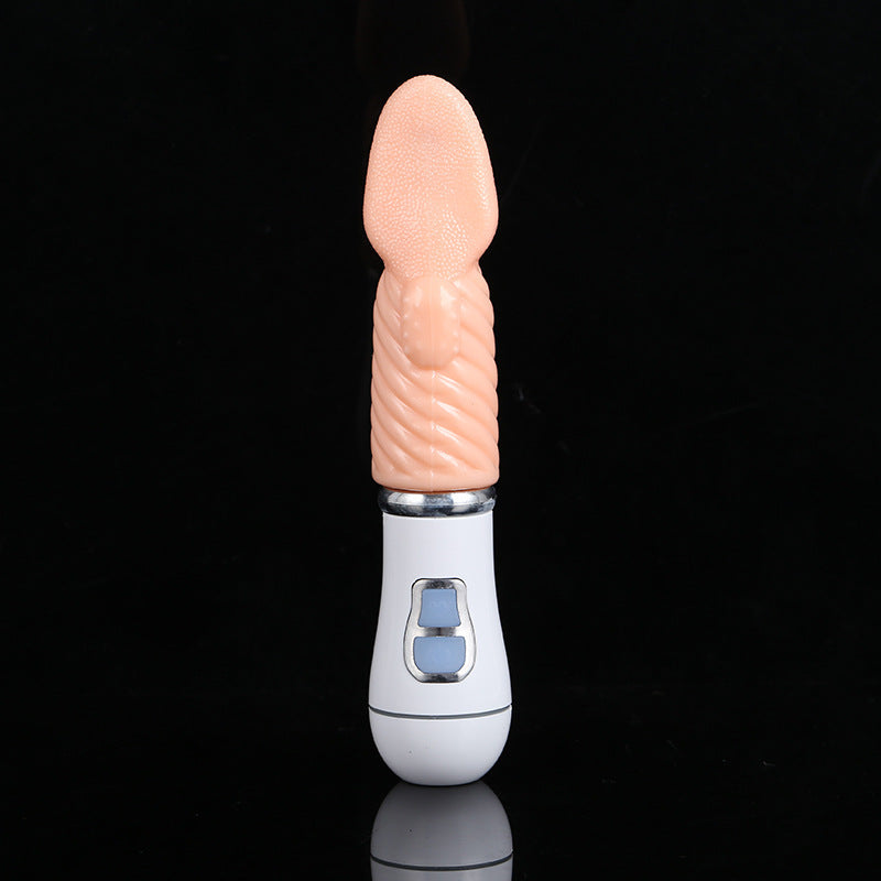 Simulated small tongue vibrating vibrating egg female cunnilingus masturbator