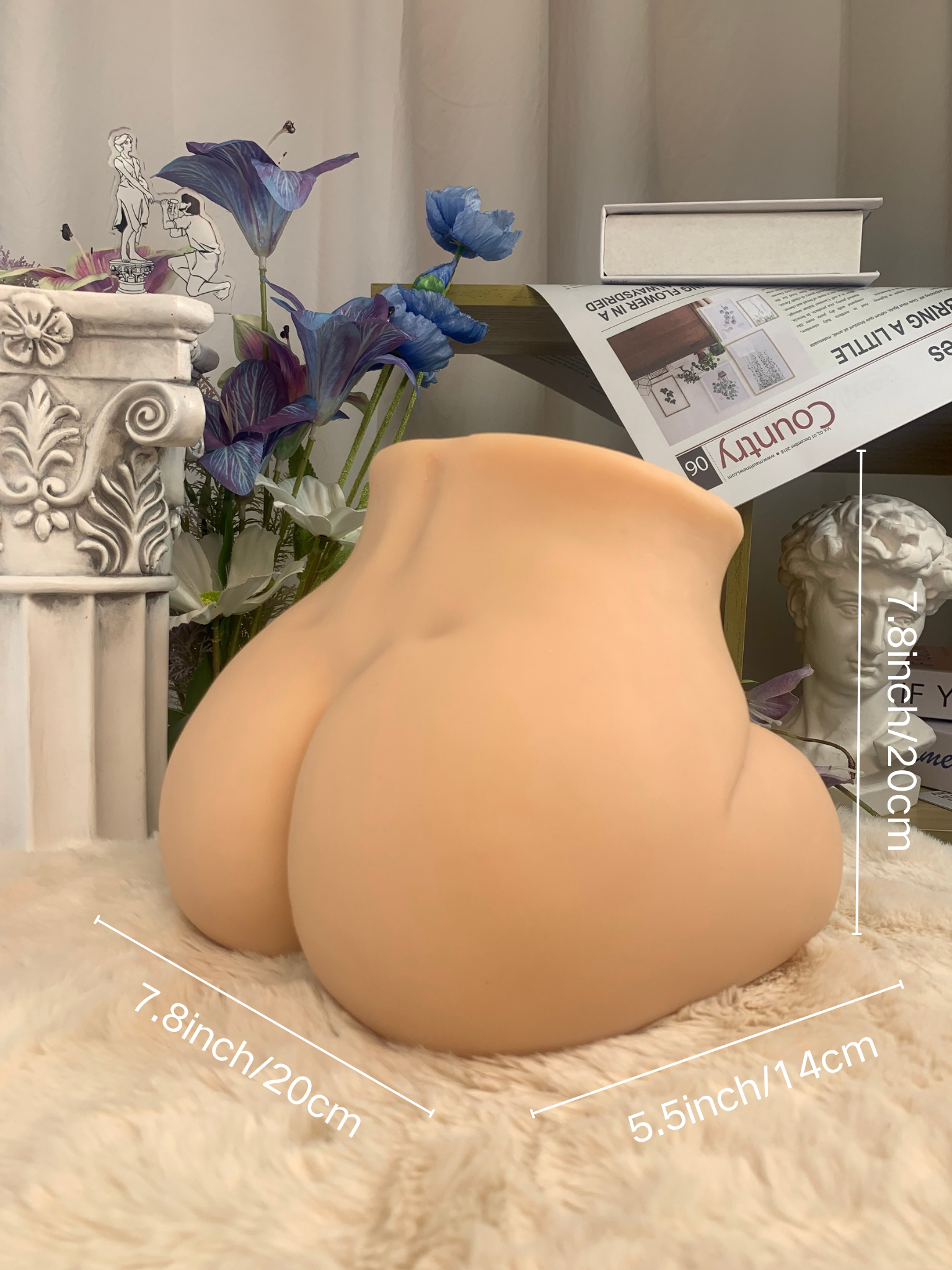 Free Shipping丨Electric 2-in-1 TPE Female Torso for Men – Vibration, Moaning, and Shaking Butt for Lifelike Pleasure