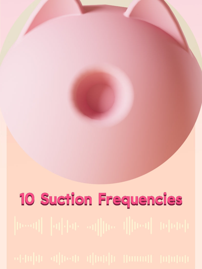 Free Shipping丨Animal-Shaped Waterproof Sucking Vibrator for Women with 10 Frequencies