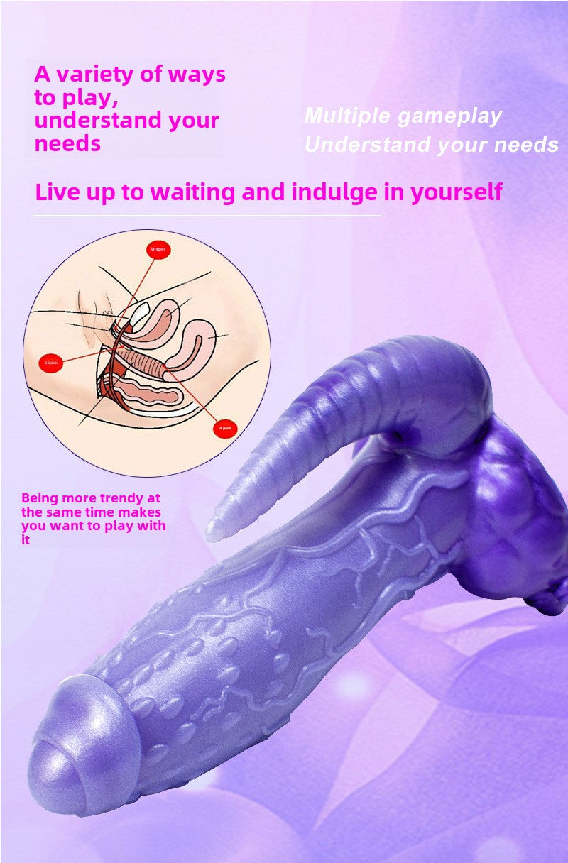 Liquid silicone penis female masturbator